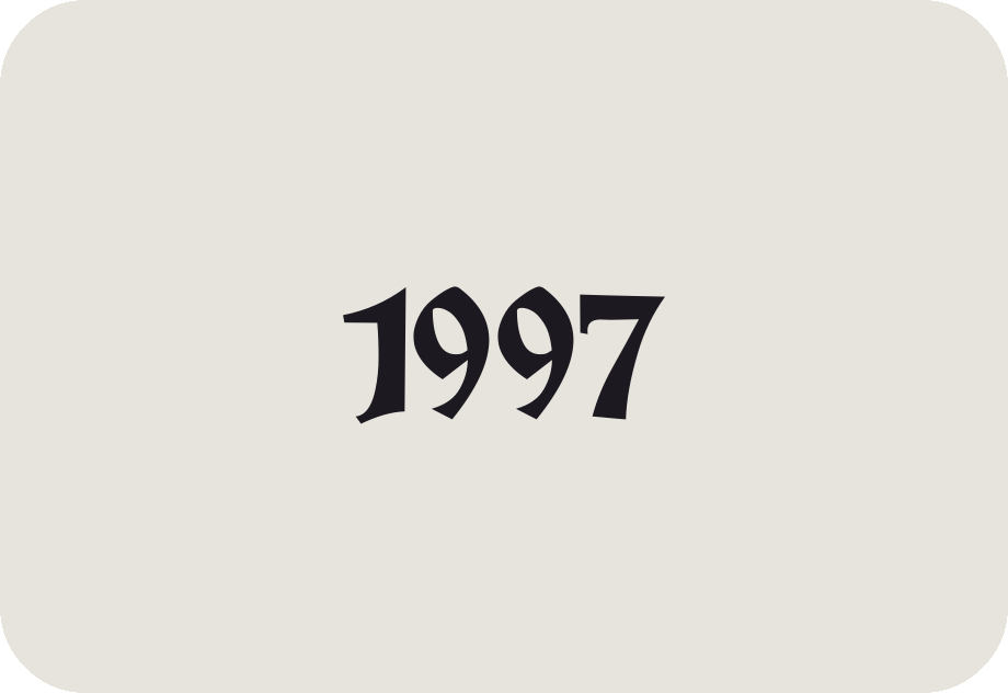 1997 lettering