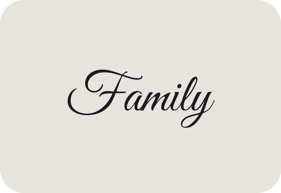 Family lettering