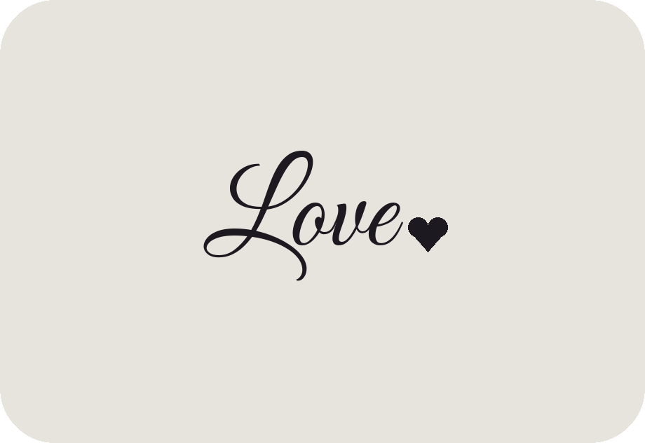 Love lettering